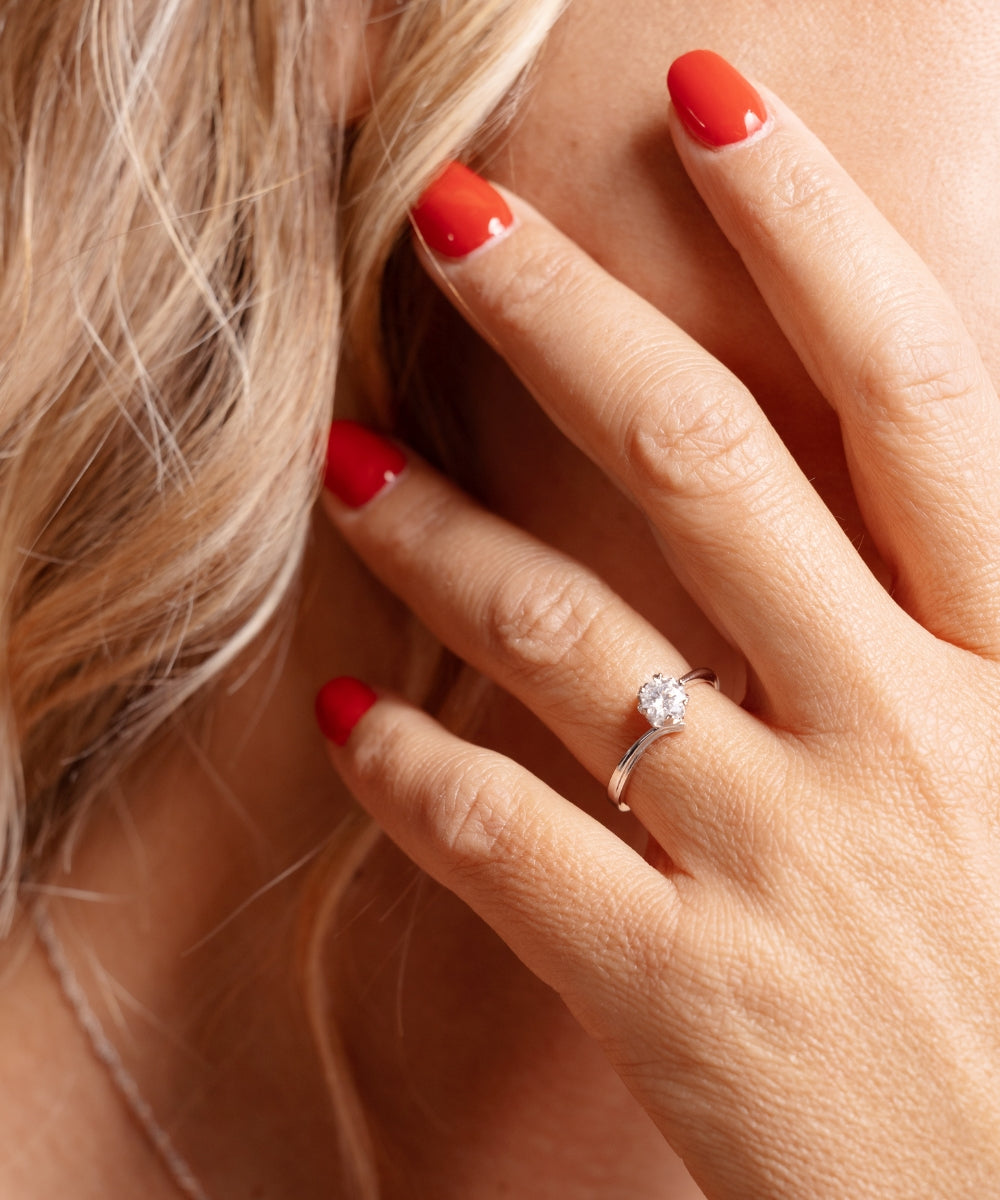 Anello Solitario ARG 925